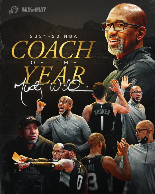 Monty Williams, entrenador del año en la NBA