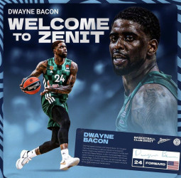 Zenit St. Petersburg anuncia el fichaje de Dwayne Bacon