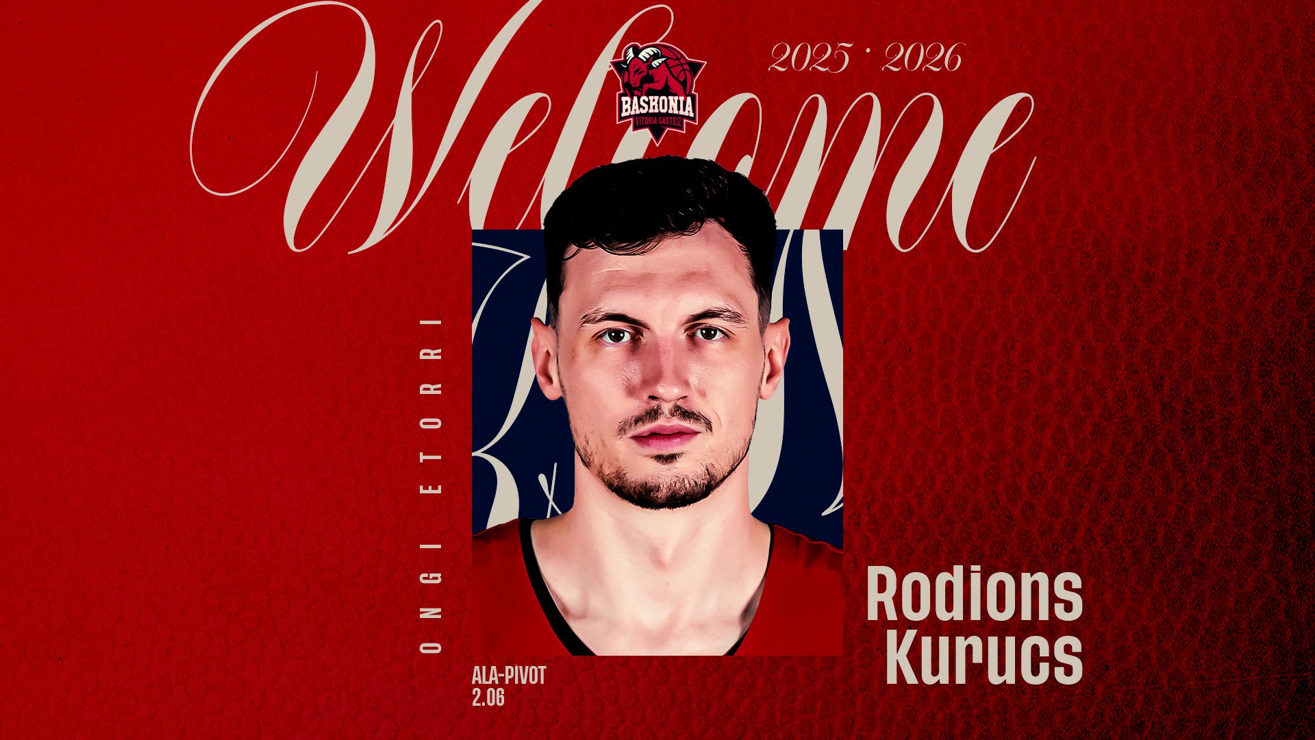 Rodions Kurucs, nuevo jugador de Baskonia hasta 2028