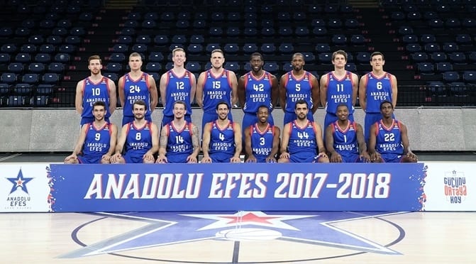 Análisis del Anadolu Efes 2017/18