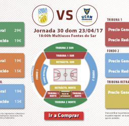 El Rio Natura Monbus Obradoiro – UCAM Murcia será el Partido del Federado
