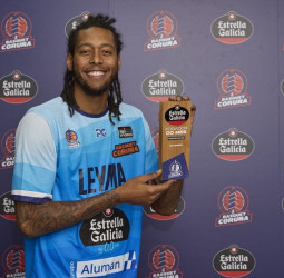 Trey Thompkins – Jugador Estrella Galicia de Noviembre