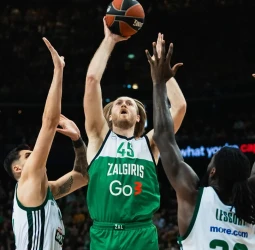 Zalgiris mantiene viva su sueño de playoffs con una victoria sobre el Panathinaikos, 80-68
