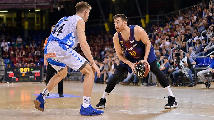 Victoria plácida del Barcelona ante el GBC. Oriola trabajador incansable (89-72)
