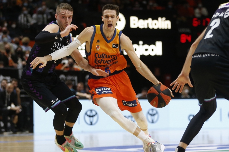 Valencia Basket abre una serie de tres salidas consecutivas en la pista del Surne Bilbao Basket
