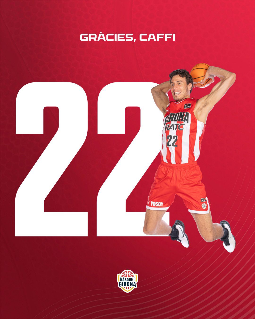 Francisco Cáffaro se despide del Bàsquet Girona