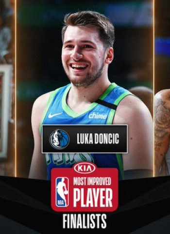 Luka Doncic opta al premio de Jugador más Mejorado de la temporada