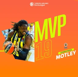 MVP de la jornada 19° EuroLeague: Johnathan Motley, Fenerbahce Beko Estambul
