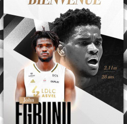 John Egbunu refuerza el juego interior del ASVEL Villeurbanne
