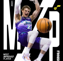 Lauri Markkanen, jugador con Mayor Progresión NBA 2023