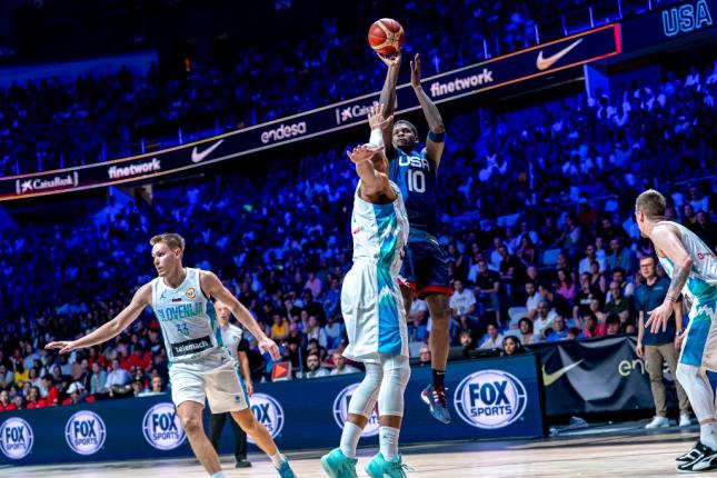 Estados Unidos no da margen a una Eslovenia sin Doncic (92-62)