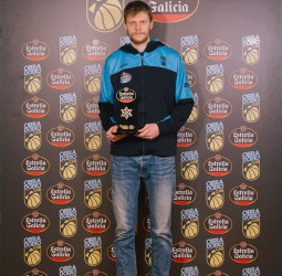 Eimantas Bendzius, elegido Jugador Estrella Galicia del mes de marzo