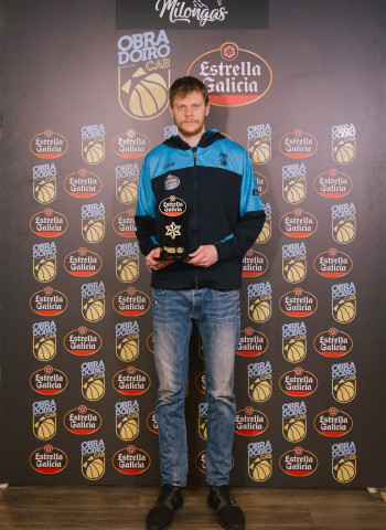 Eimantas Bendzius, elegido Jugador Estrella Galicia del mes de marzo