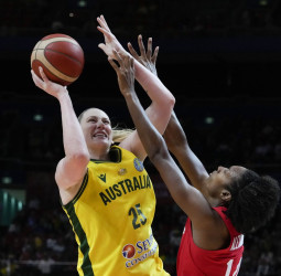 Australia se cuelga la medalla de bronce en el Mundial femenino (95-65)