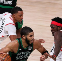 Los Celtics culminan la eliminación del vigente campeón (92-87) [3-4]
