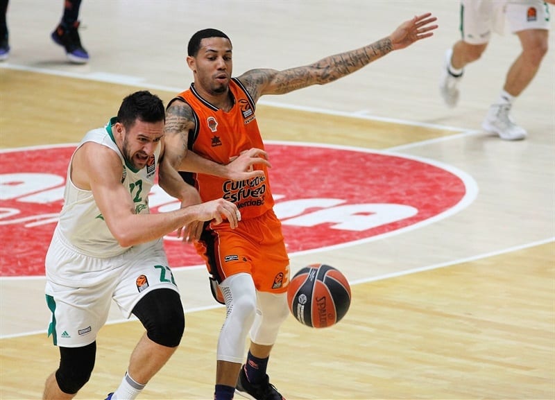 Valencia cae ante un buen Zalgiris y ya suma la décima derrota consecutiva (63-71)