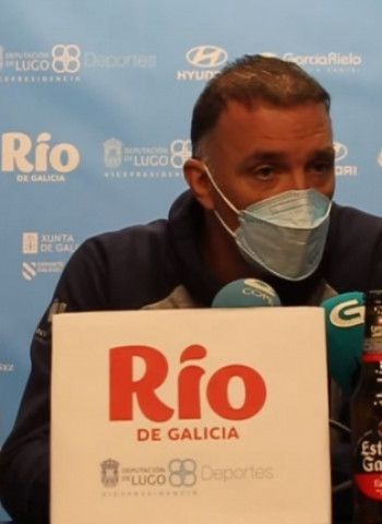 Veljko Mrsic en la previa al Río Breogán - Surne Bilbao Basket