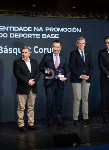 El Básquet Coruña S.A.D., Premio Deporte Galego como mejor entidad en la promoción del Deporte base