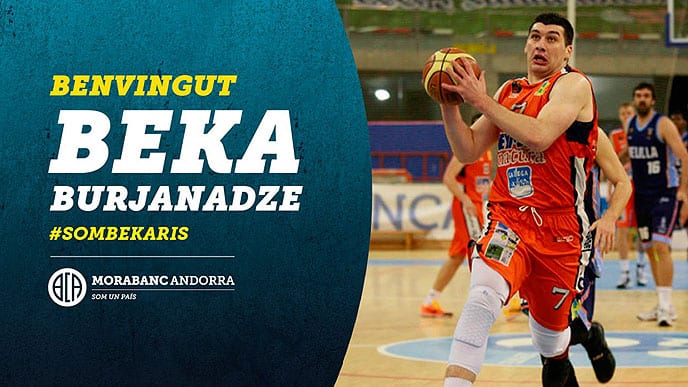 Beka Burjanadze, el nuevo 4 del Morabanc Andorra
