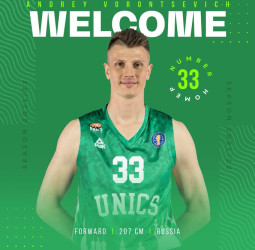 Andrey Vorontsevich, nuevo jugador del Unics Kazan