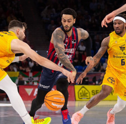 El Baskonia se impone en la segunda mitad con una remontada épica, 84-80