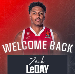 Zach LeDay vuelve al Armani Milán