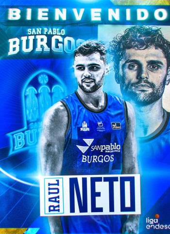 Raul Neto, experiencia para la dirección de juego burgalesa