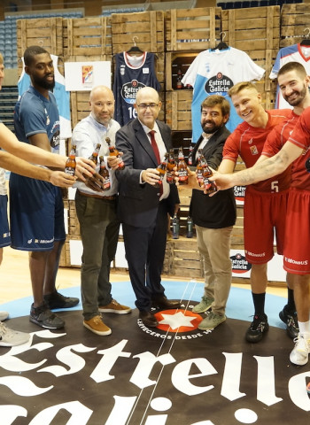 El Monbus Obradoiro y Estrella Galicia renuevan su acuerdo de patrocinio hasta la temporada 2024/25