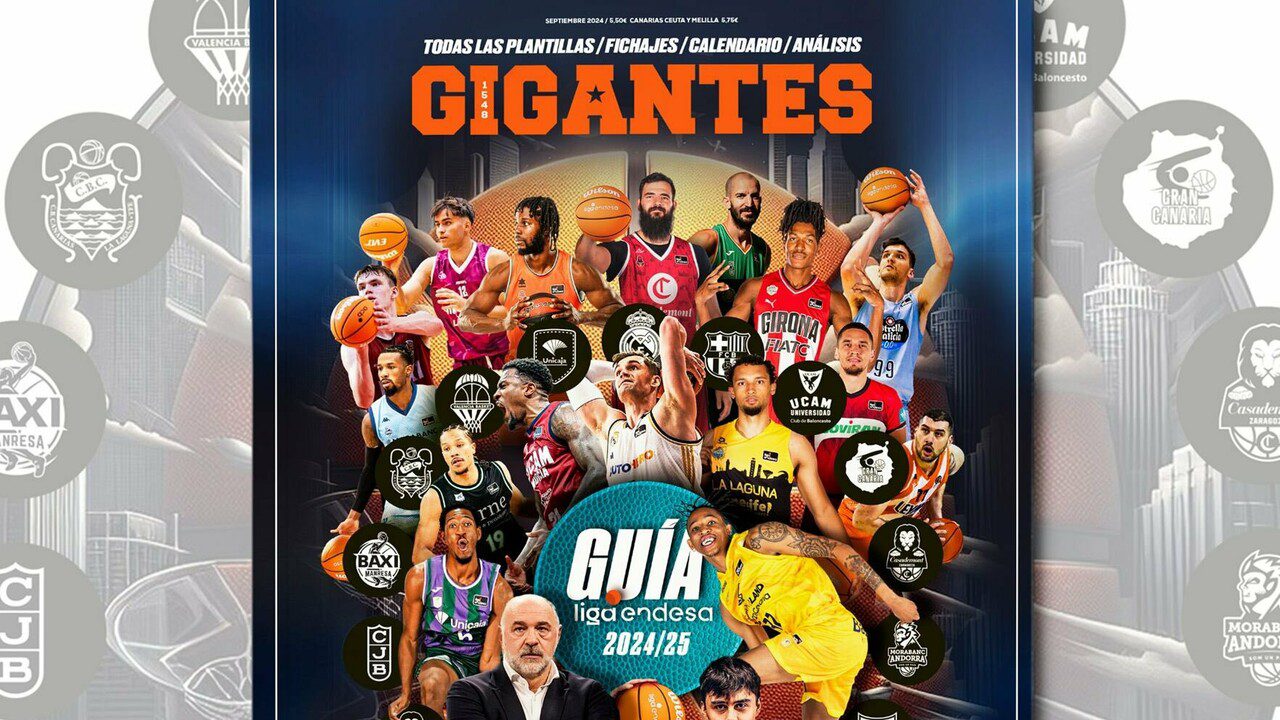 Guía de la Liga Endesa 24/25 en la revista Gigantes del Basket