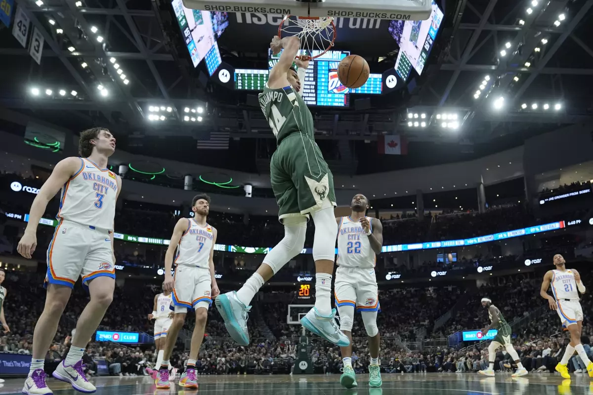 Los Bucks dominan sin concesiones a los Thunder