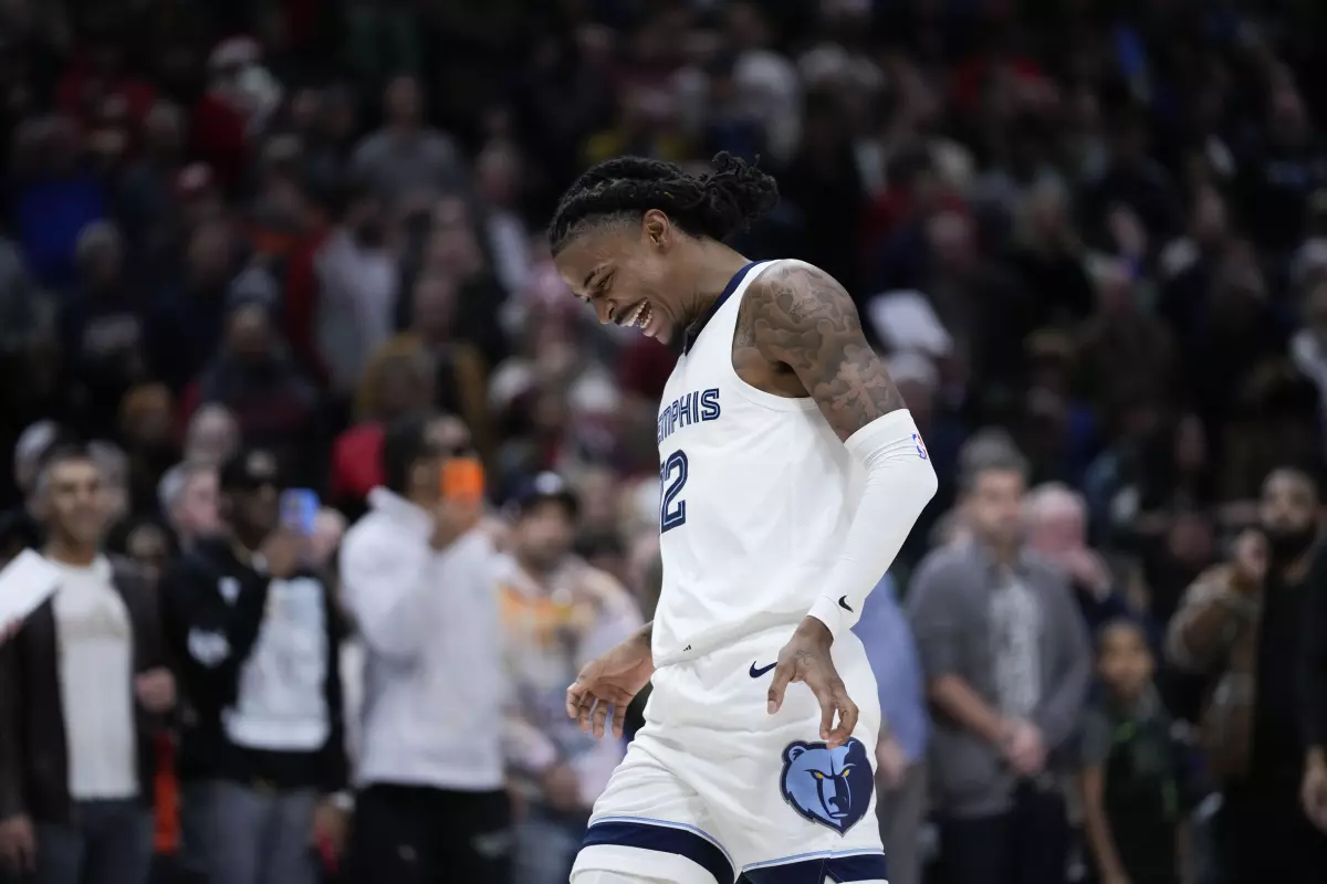 Ja Morant, llegar y besar el santo