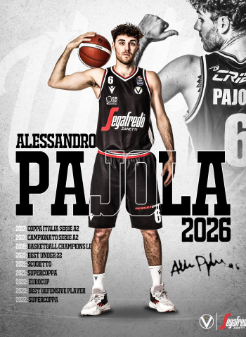 La Virtus Bolonia renueva a Alessandro Pajola