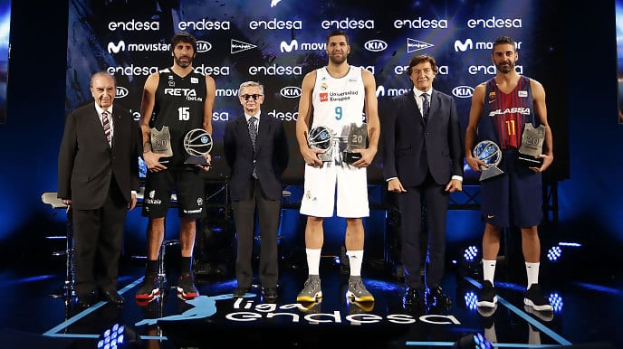 Premio Liga Endesa 2017 a Mumbrú, Navarro y Reyes