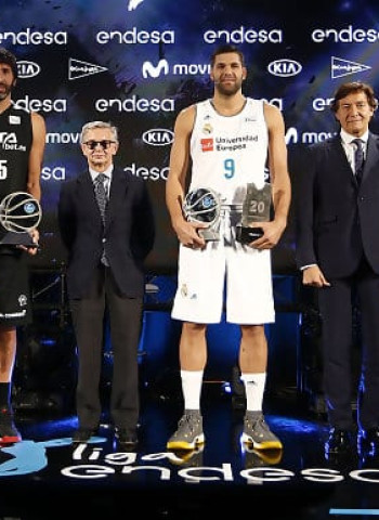 Premio Liga Endesa 2017 a Mumbrú, Navarro y Reyes