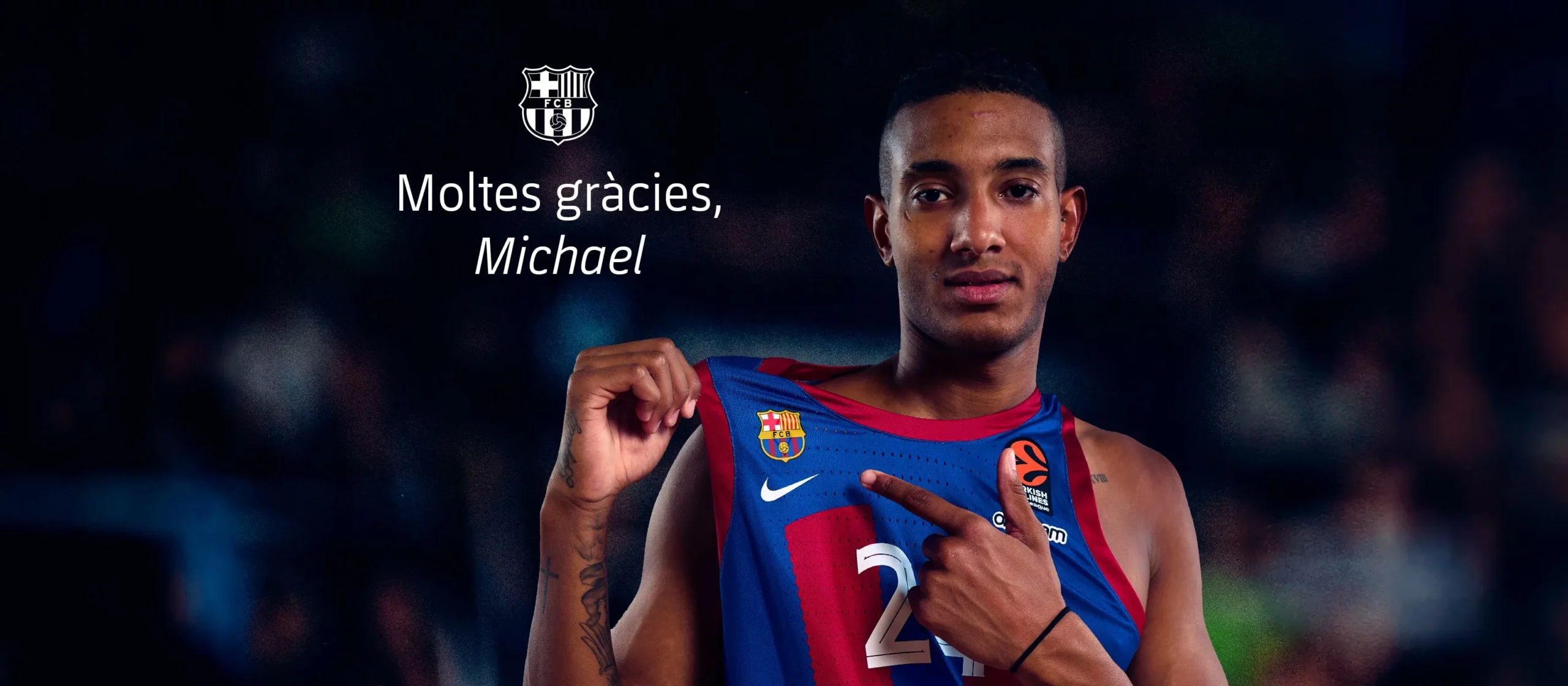 Finaliza la vinculación de Michael Caicedo con el Barça