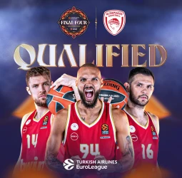 Olympiacos alcanza su cuarta Final Four consecutiva