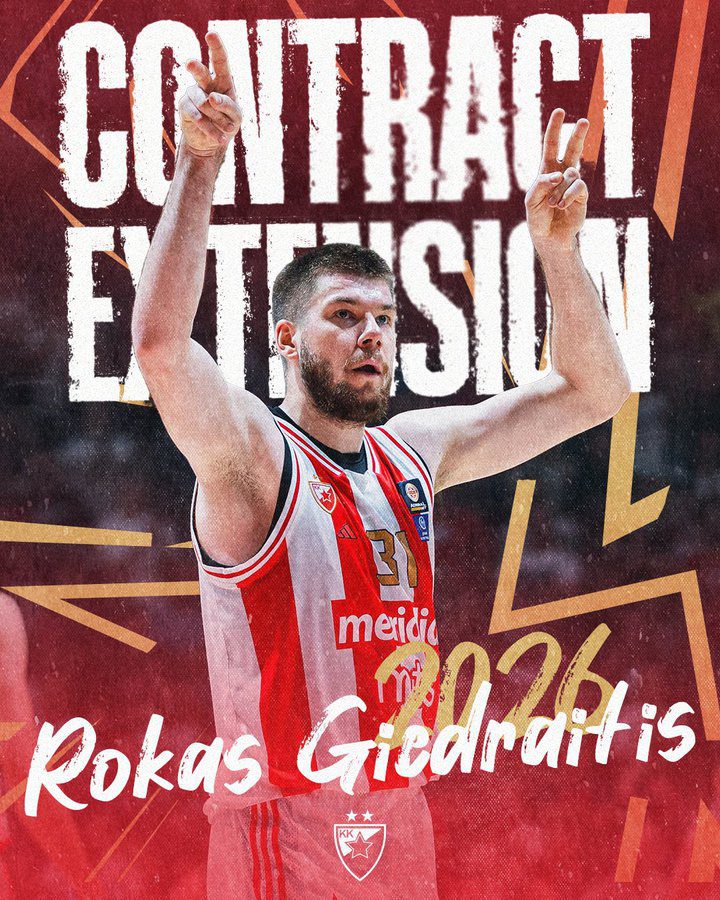 Rokas Giedraitis renueva con el Estrella Roja