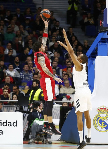El ataque del Real Madrid, imparable para el Olympiacos (94-78)