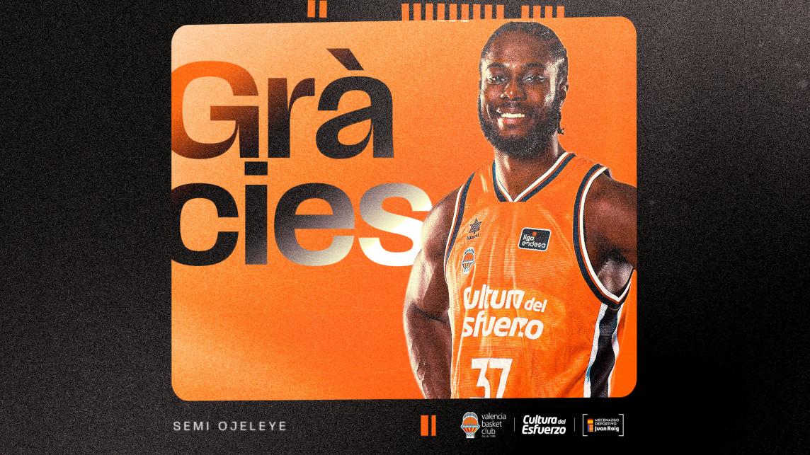 Semi Ojeleye no seguirá en Valencia Basket