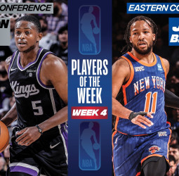 De'Aaron Fox y Jalen Brunson, jugadores de la semana NBA