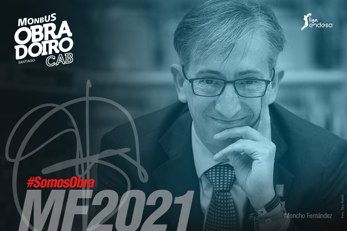 El Monbus Obradoiro y Moncho Fernández amplían su contrato hasta 2021