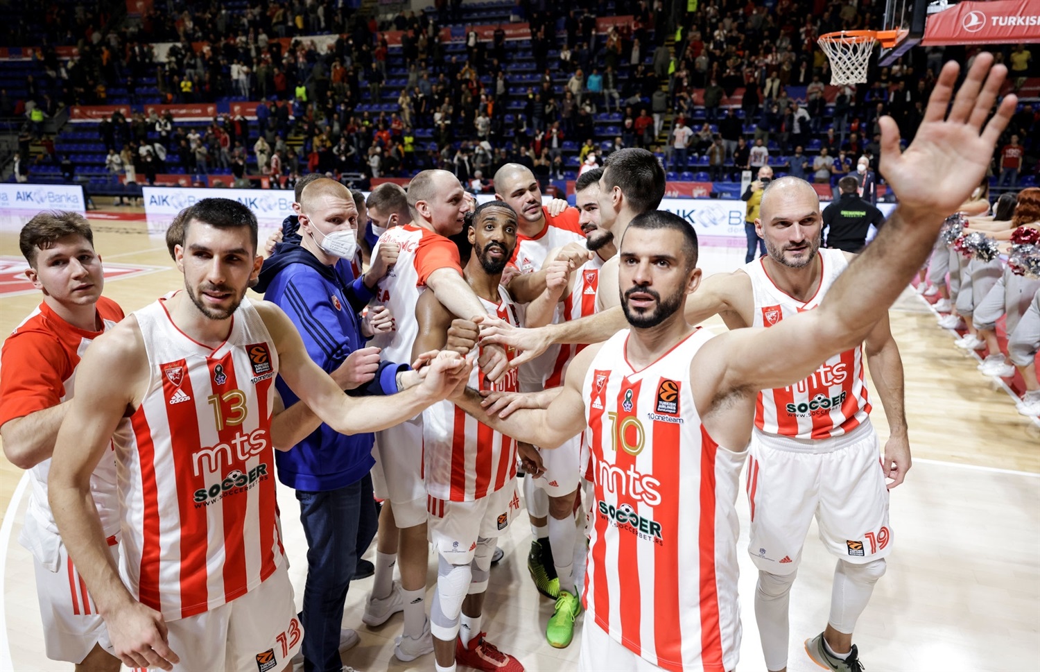 El Estrella Roja se aferra a la victoria ante el ASVEL Villeurbanne (73-67)