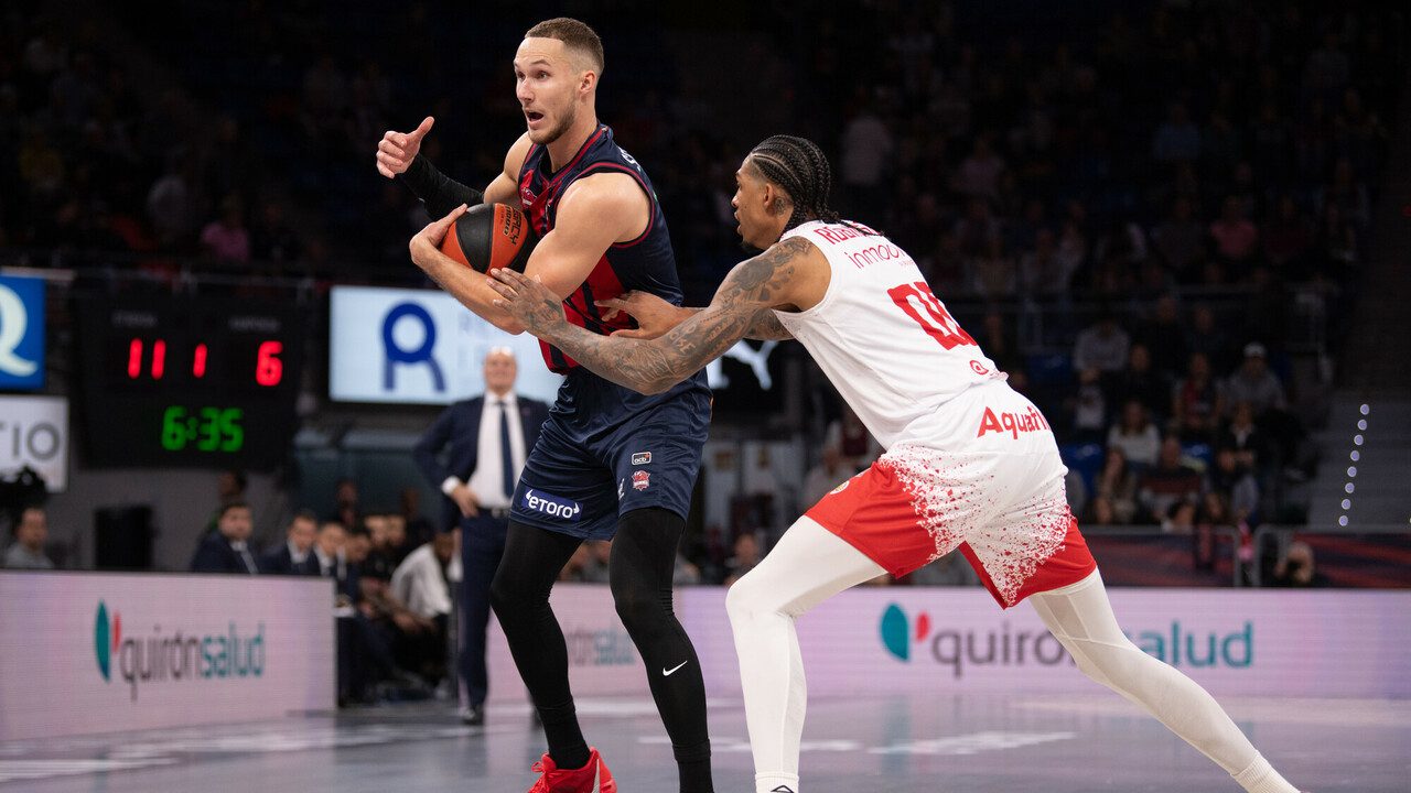 Baskonia suma la sexta victoria en acb frente al Baxi Manresa (94-86)