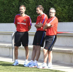 Sito Alonso: “A Moerman y a Pressey los he visto con ganas de aprender qué es el Barça”