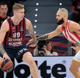 Olympiacos sobrevive a un épico Baskonia tras prórroga, 101-102