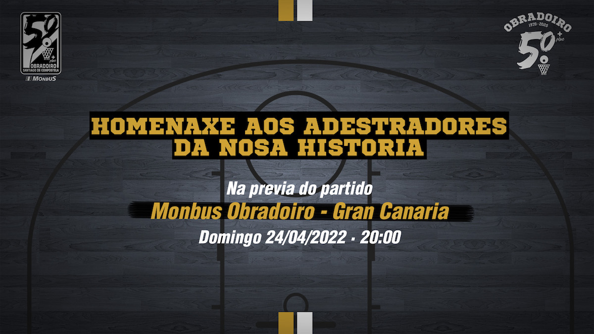 El Monbus Obradoiro homenajeará a los entrenadores de la historia del club en el partido de este domingo ante Gran Canaria