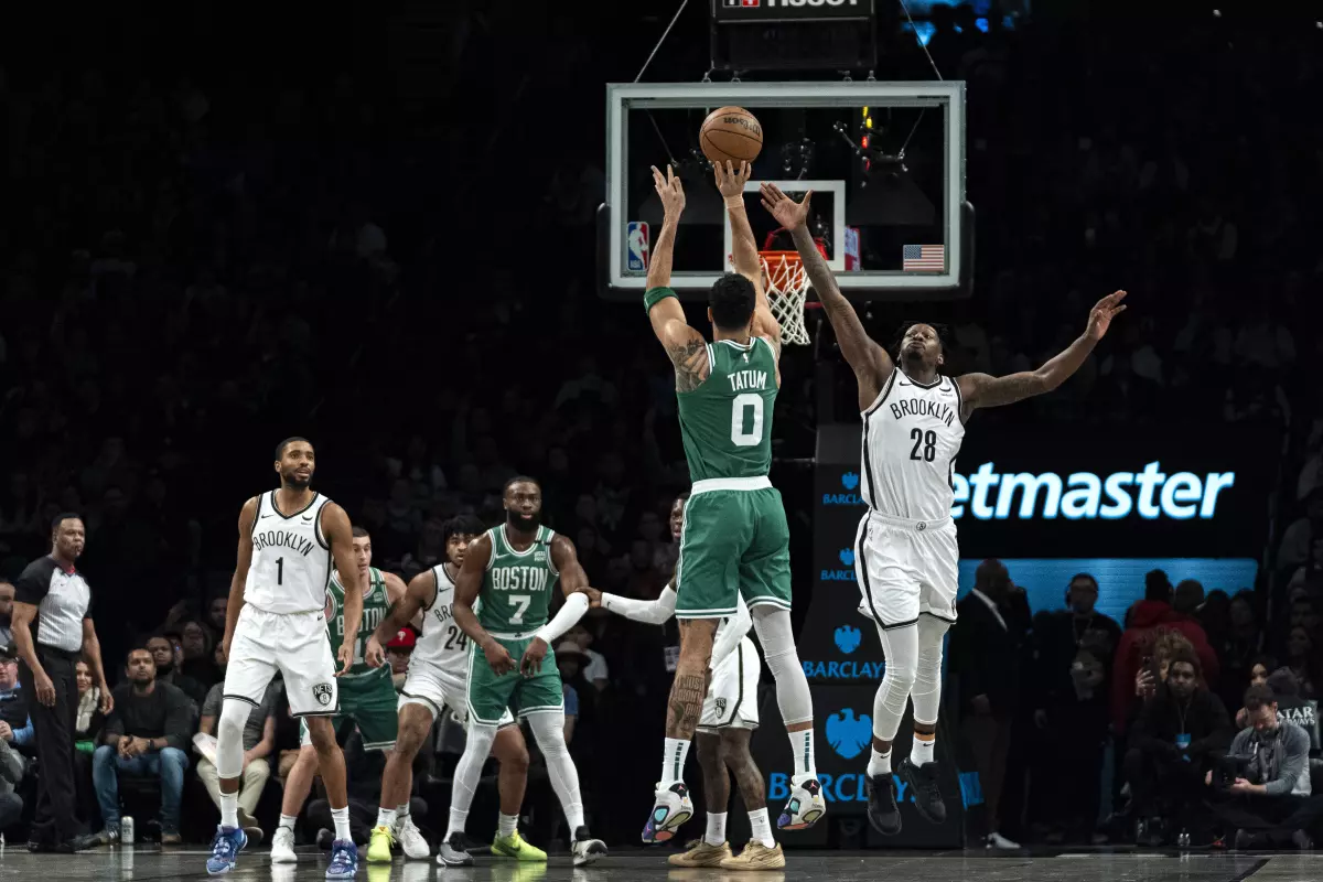 Tatum se muestra impresionante ante los Nets