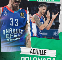 Achille Polonara, nuevo jugador del Zalgiris Kaunas