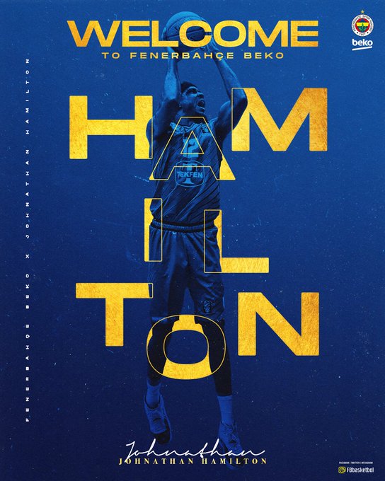 Johnny Hamilton, nuevo jugador del Fenerbahce