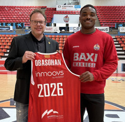 El BAXI Manresa renueva a Retin Obasohan hasta el 2026